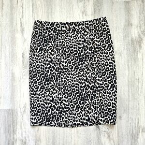 NWT J.Crew The Pencil Skirt Linned Cheetah Print 4